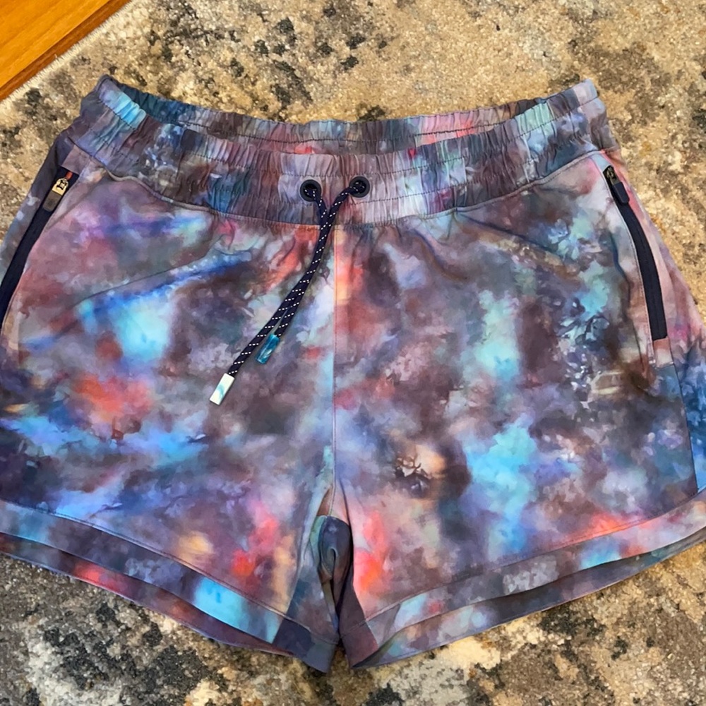 Athleta Multicolor Tie-Dye Active Shorts